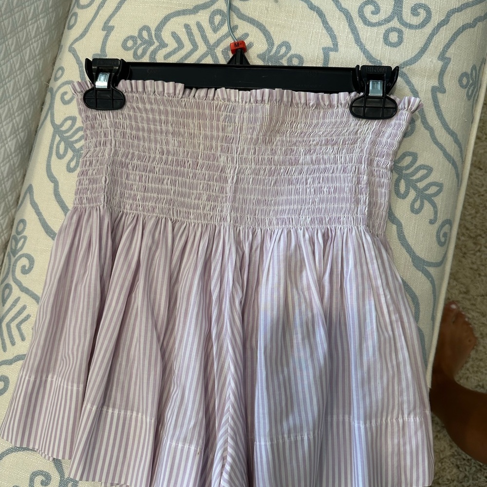 Striped Lavender Koch Skirt